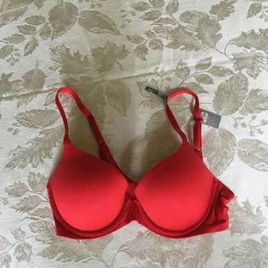 Red Demi push up bra 32c